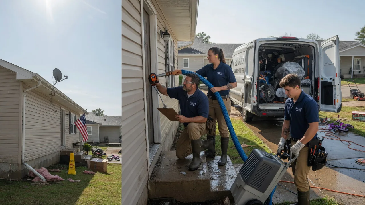 Ceiling Water Damage Restoration in Mead, NE near me